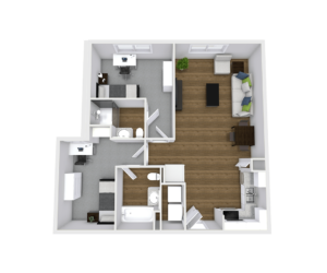 The Green on Campus Drive Floor Plan