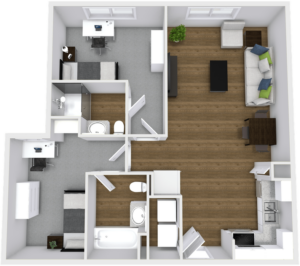 The Green on Campus Drive Floor Plan