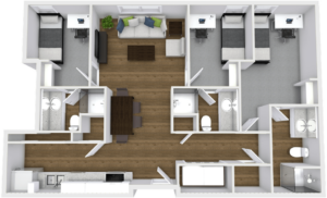 The Green on Campus Drive Floor Plan