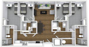 The Green on Campus Drive Floor Plan