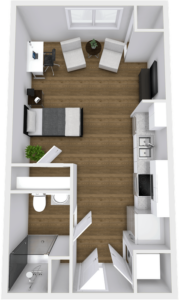 The Green on Campus Drive Floor Plan