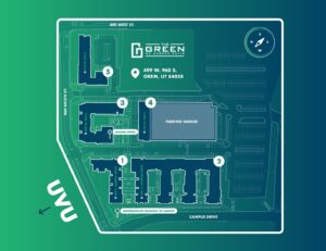 The Green on Campus Drive Map