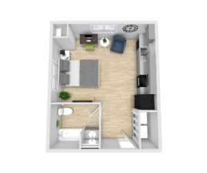 The Green on Campus Drive Floor Plan